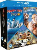 Happy Feet 2/Yogi Bear/Legend Of The Guardians Triple Pack (Blu-Ray 3D)[Region Free]