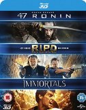 47 Ronin 3D / RIPD 3D / Immortals 3D (Triple Pack) [Blu-ray] [Region Free]