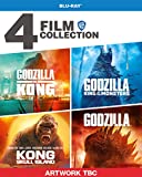 Godzilla &amp; Kong 4-Film Collection [Blu-ray] [2021] [Region Free]