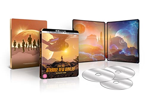 Star Trek: Strange New Worlds - Season One 4K UHD Steelbook - Amazon Exclusive [Blu-ray] [Region A &amp; B &amp; C]