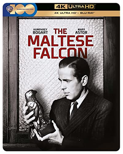 The Maltese Falcon Steelbook [4K Ultra HD] [1941] [Blu-ray] [2023] [Region Free]