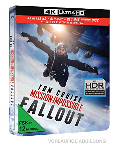 Mission: Impossible 6 - Fallout (4K UHD) Limited Steelbook [Blu-ray]