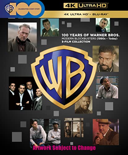 100 Years of Warner Bros. - Modern Blockbusters 5-Film Collection (1990s - Today) [4K Ultra HD] [1990] [Blu-ray] [Region Free]