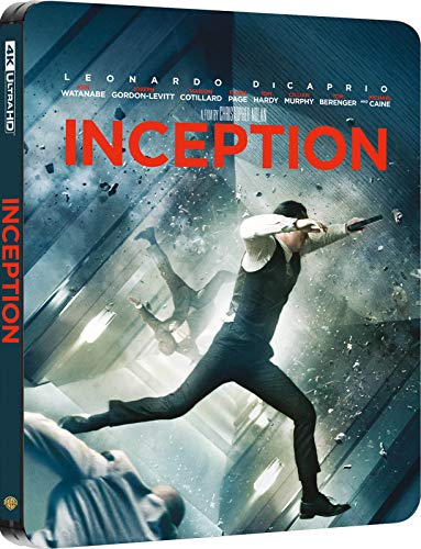 Inception 4K Ultra HD Limited Edition Steelbook / Includes Region Free Blu Ray.