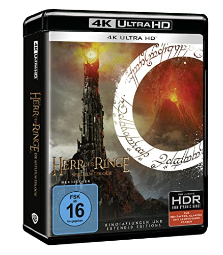 The Lord of the Rings: The Motion Picture Trilogy 4K (BOX) [Region Free] (English audio. English subtitles) [Blu-ray]