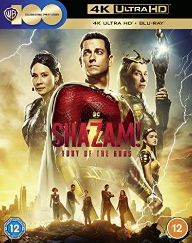 Shazam! Fury of the Gods [4K Ultra HD] [2023] [Blu-ray] [Region Free]