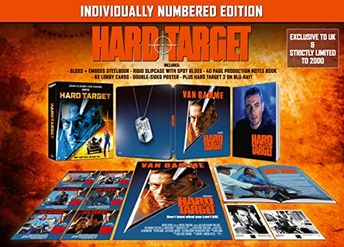 Hard Target / Hard Target 2 Premium Collector&#39;s Edition Steelbook 4K Ultra HD 1993 [Blu-ray] [Region Free]