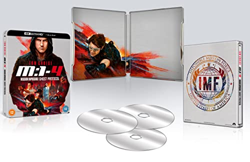 Mission: Impossible 4 - Ghost Protocol 4K UHD + Blu-ray Steelbook [Region A &amp; B &amp; C]