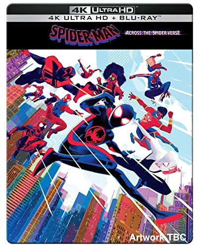 Spider-Man: Across The Spider-Verse 4K UHD Steelbook [Blu-ray] [Region A &amp; B &amp; C]