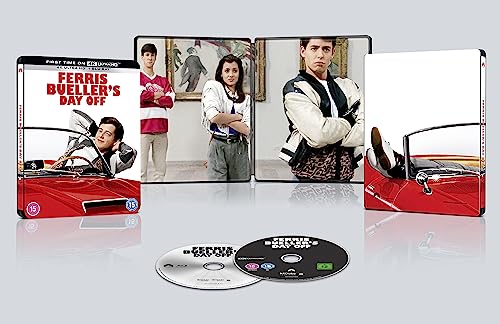 Ferris Bueller&#39;s Day Off 4K UHD + Blu-ray Steelbook [Region A &amp; B &amp; C]