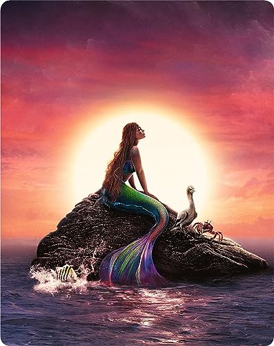 Disney&#39;s The Little Mermaid (Live Action 2023) 4K UHD Steelbook [Blu-ray] [Region A &amp; B &amp; C]