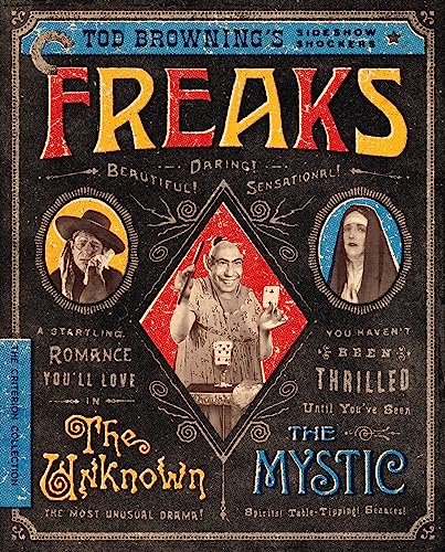Freaks/The Unknown/The Mystic: Tod Browning&#39;s Sideshow Shockers (Criterion Collection) - UK Only [Blu-ray]