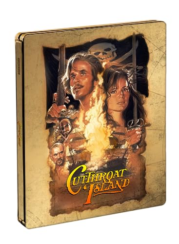 Cutthroat Island Steelbook 4K Ultra HD [Blu-ray] [2023] [Region A &amp; B &amp; C]