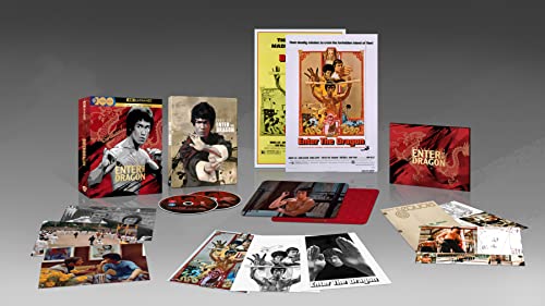 Enter the Dragon 50th Anniversary Ultimate Collector&#39;s Edition with Steelbook [4K Ultra HD] [1973] [Blu-ray] [2023] [Region Free]