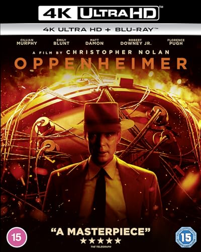 Oppenheimer [4K Ultra HD] [2023] [Region Free] [Blu-ray]