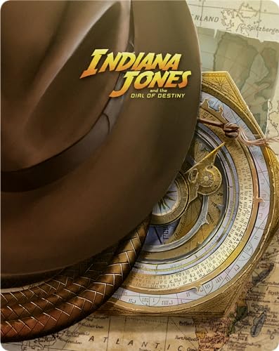 Indiana Jones &amp; The Dial Of Destiny SteelBook 4K UHD [Blu-ray] [Region Free]