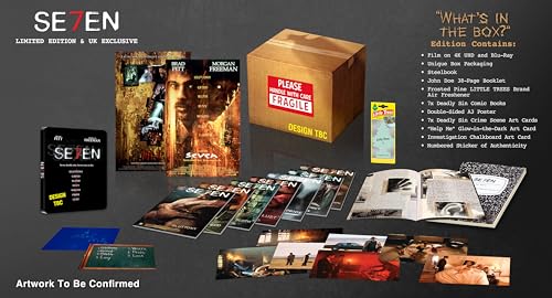 Se7en What&#39;s in the Box?! Special Edition [4K Ultra HD] [1995] [Blu-ray] [2024] [Region Free]