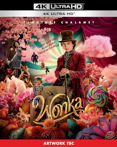 Wonka [4K Ultra HD] [2023] [Blu-ray] [Region Free]