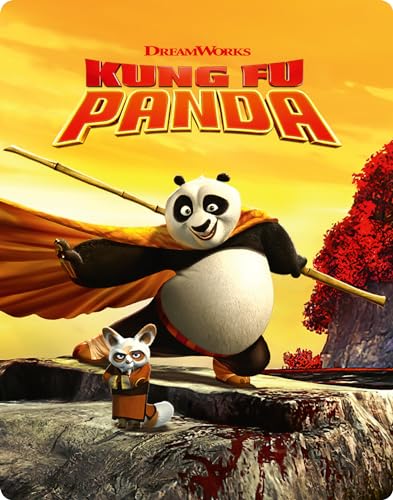 Kung Fu Panda [Limited Edition Steelbook] [4K Ultra HD] [2008] [Blu-ray] [Region Free]