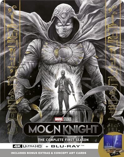Marvel&#39;s Moon Knight Steelbook 4K Ultra HD [Blu-ray] [Region Free]