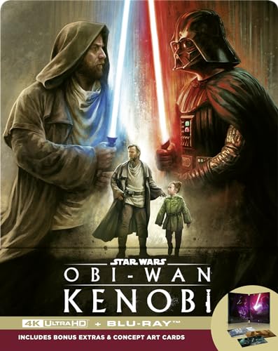 Star Wars Obi-Wan Kenobi Steelbook 4K Ultra HD [Blu-ray] [Region Free]